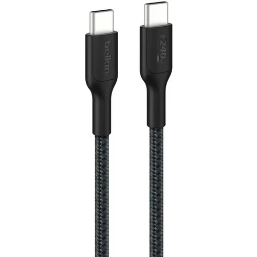Кабель Belkin CAB025hq3MBK, USB Type-C (m) - USB Type-C (m), 3м, черный