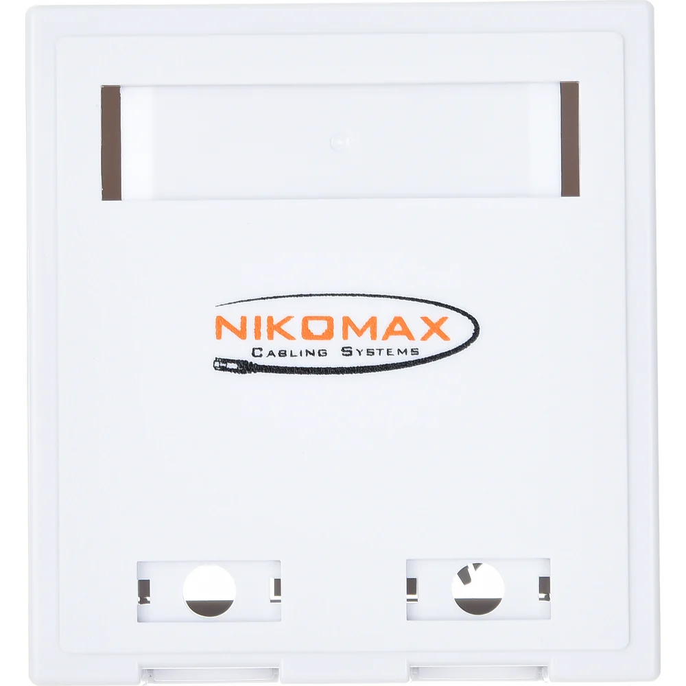 Настенная розетка NIKOMAX NMC-WO2UD2-FT-ST-WT