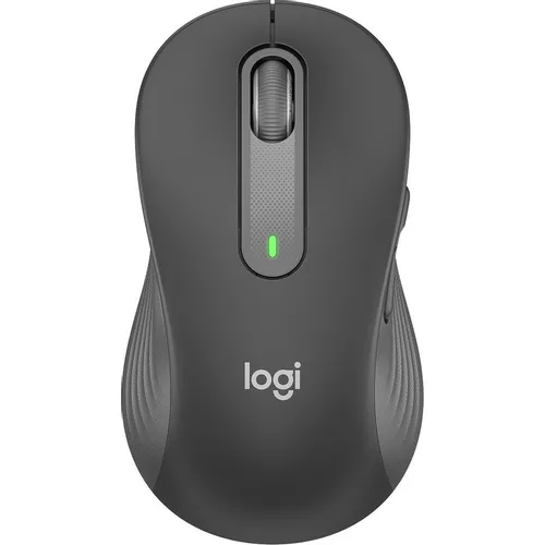 Мышь беспроводная Logitech M650 Large, Bluetooth/Радио, оптическая, USB, 4000dpi, графитовый [910-006247]