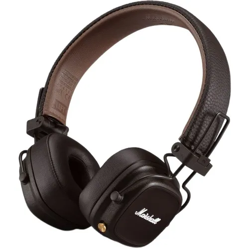 Наушники MARSHALL Major IV, 3.5 мм/Bluetooth, накладные, коричневый [major iv brown]