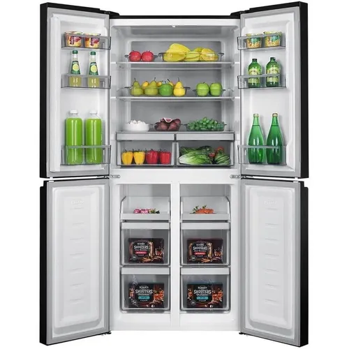 Холодильник трехкамерный HOTPOINT HFL4 522I XBR Total No Frost, Side by Side, инверторный, графит