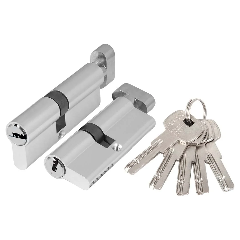 Цилиндровый механизм Ajax AZ202/80 mm (35+10+35), CP 43883