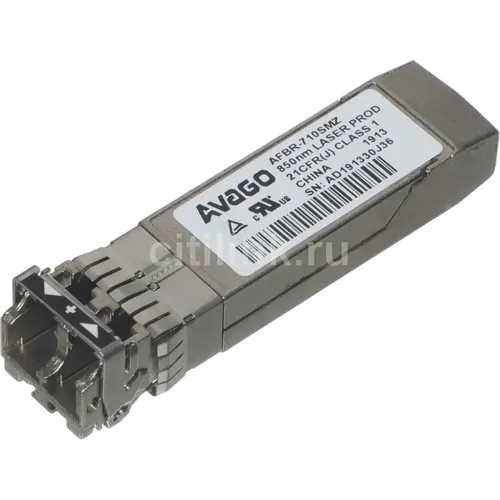 Трансивер Avago AFBR-710SMZ оптич. SFP+ 10Гбит/с Tx:850нм Rx:850нм до 0.4км
