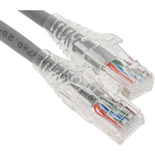 Патч-корд WRLINE вилка RJ-45, вилка RJ-45, кат.5E, LSZH, 0.3м, серый [wr-pc-rj45-utp-5e-0.3-gy]
