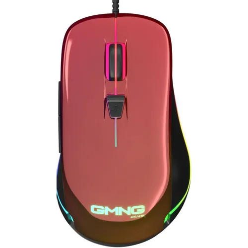 Мышь проводная GMNG 850GM, игровая, оптическая, USB, 7200dpi, красный и черный [1533460]