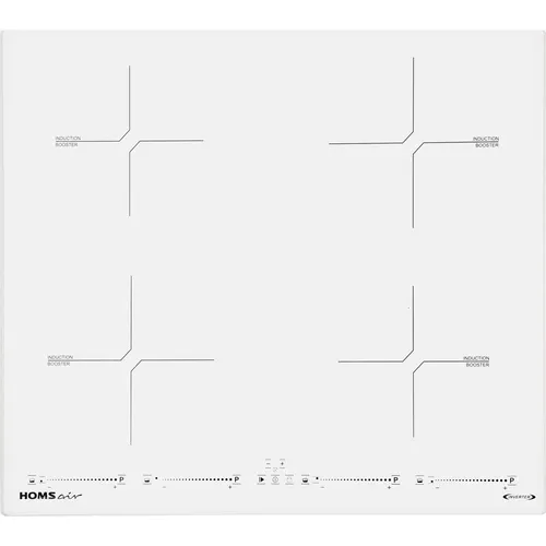Индукционная варочная поверхность HOMSAIR HIC64SWH, конфорок: 4 шт., стеклокерамика, независимая, белый
