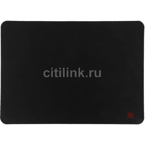 Коврик для мыши Defender Black (M) черный, каучук + ткань, 350х250х3мм [50017]