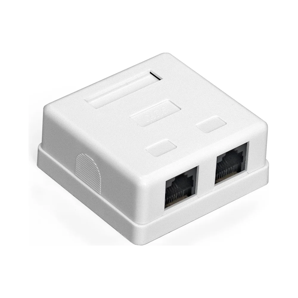 Внешняя двойная розетка ExeGate SM2-RJ45-C5 292843