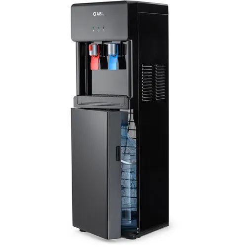 Кулер AEL LC-AEL-850a, напольный, компрессорный, push - кран, черный [00316]