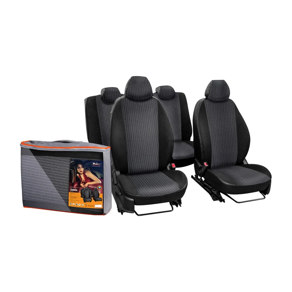 Автомобильные чехлы для Volkswagen Polo седан 10- Airline Лима ACCS-L-19