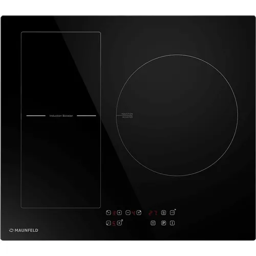 Индукционная варочная поверхность MAUNFELD CVI593BBK Inverter, конфорок: 3 шт., стеклокерамика, независимая, черный