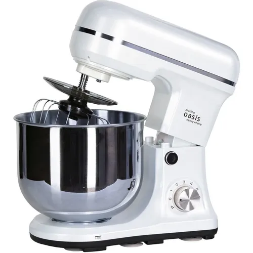 Миксер планетарный OASIS MP-120W, 1200Вт, белый/серебристый