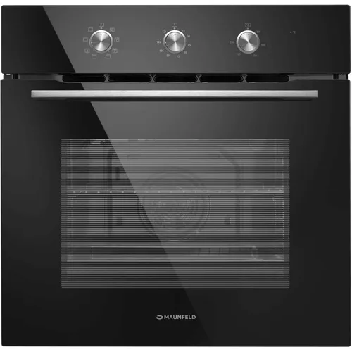 Духовой шкаф электрический MAUNFELD MEOC708PB, 70л, дверца с 2 стеклами, черный