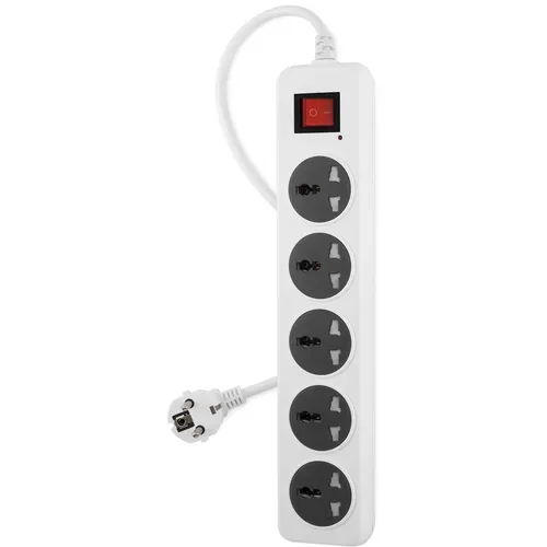 Сетевой фильтр Buro 500UNH-3-WG, 3м, белый/серый