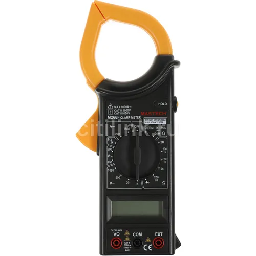 Клещи токоизмерительные MASTECH M266F, измер.ток: переменный [13-1304]