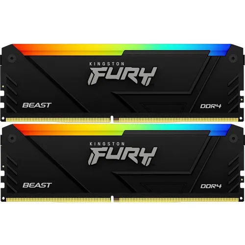 Оперативная память Kingston Fury Beast KF432C16BB12AK2/32 DDR4 - 2x 16ГБ 3200МГц, DIMM, Ret