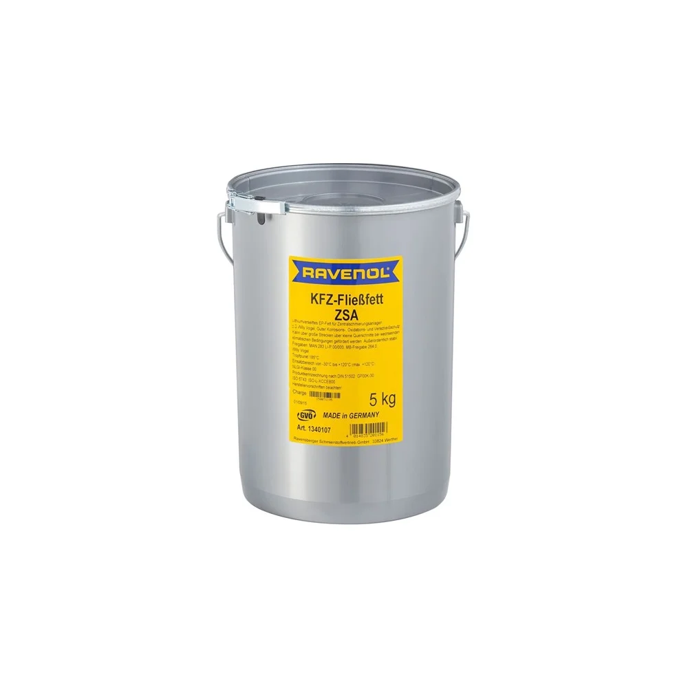 Смазка для централизованных систем RAVENOL KFZ-Fliessfett ZSA 1340107-005-03-000