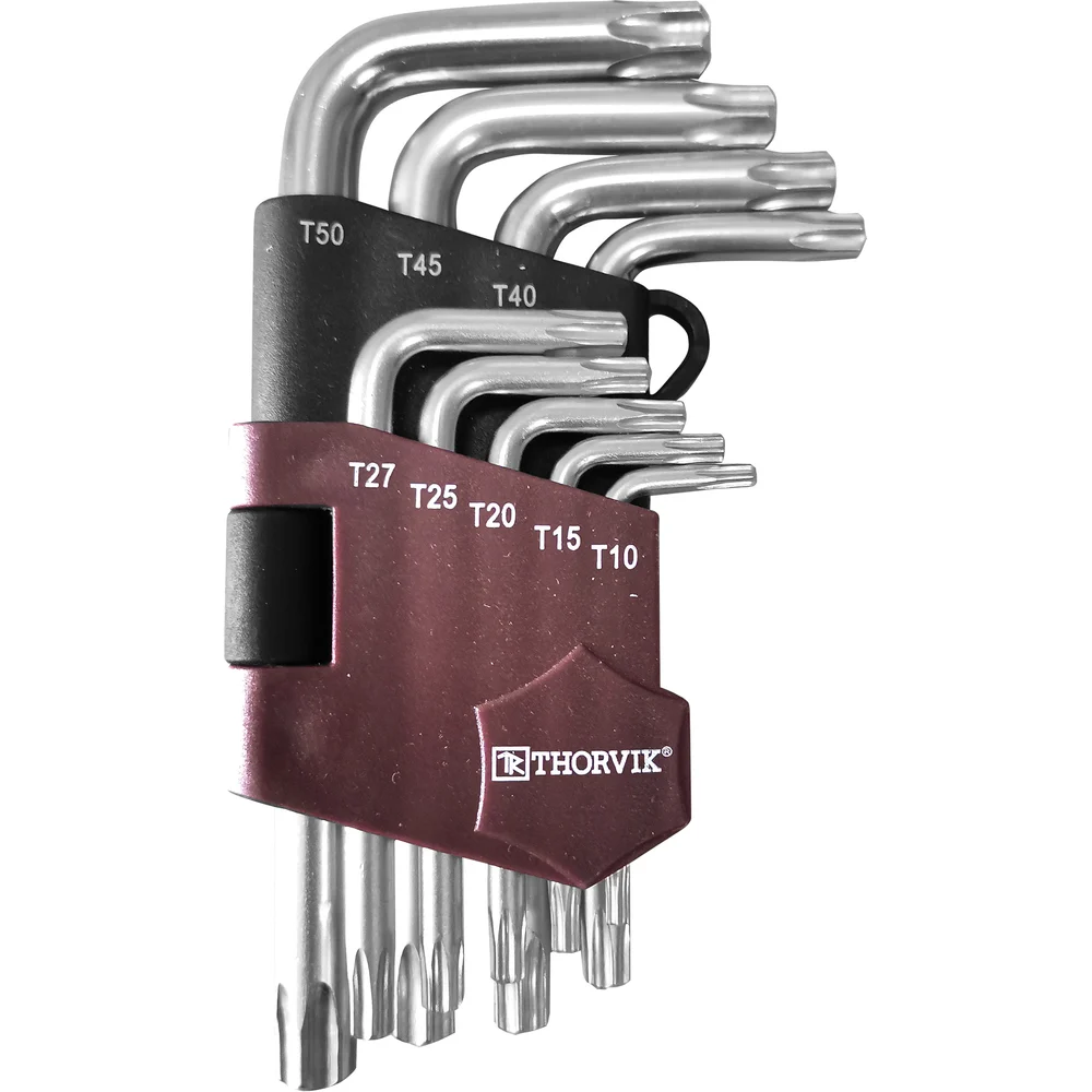 Набор торцевых коротких ключей THORVIK TKS9S 53110