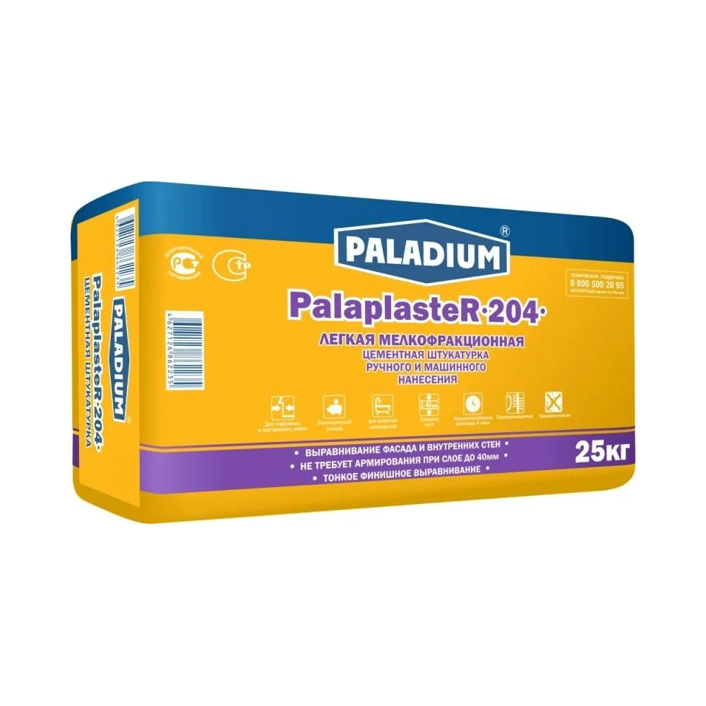 Цементная штукатурка PALADIUM PalaplasteR-204 82198792