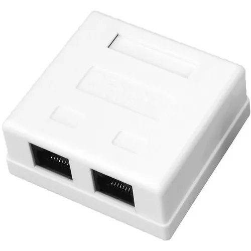 Розетка Rexant (03-0151) комп. RJ45 2 кат.5E UTP бел.