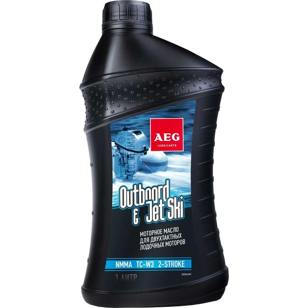 Моторное масло для 2Т лодочных моторов NMMA TC-W3 AEG Lubricants Outboard&JetSki 2Т Oil 33324