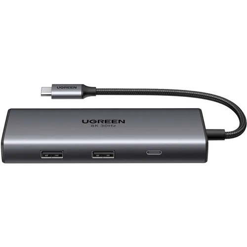 Порт-репликатор UGREEN CM498, серый [15852]