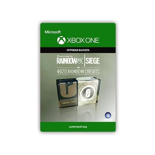 Пополнение игровой валюты Microsoft Tom Clancy's Rainbow Six Siege: 4920 Credits, регион: Россия