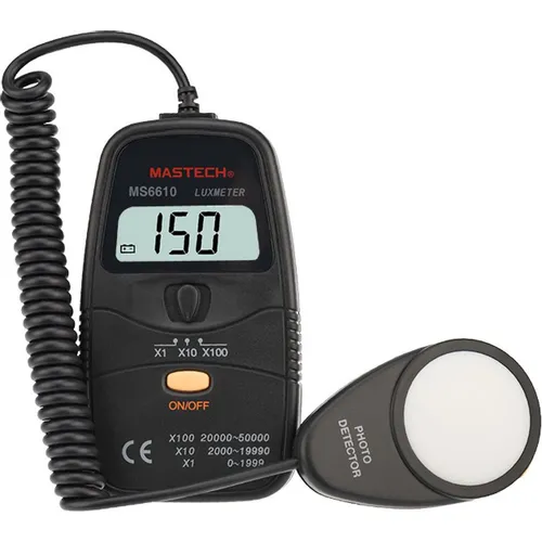 Люксметр портативный MASTECH MS6610, черный [13-1215]