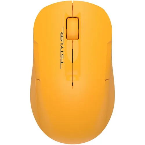 Мышь беспроводная A4TECH Fstyler FG15C Air2, радио, оптическая, USB, 1200dpi, желтый