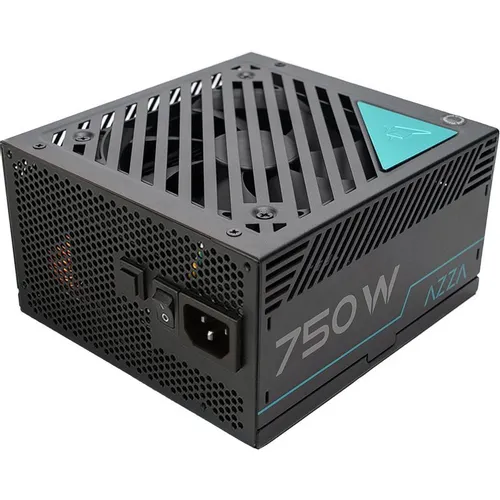 Блок питания AZZA PSAZ-750G Gen.5, 750Вт, 80 PLUS GOLD, 120мм, черный, retail [psaz-750g (atx 3.1)]