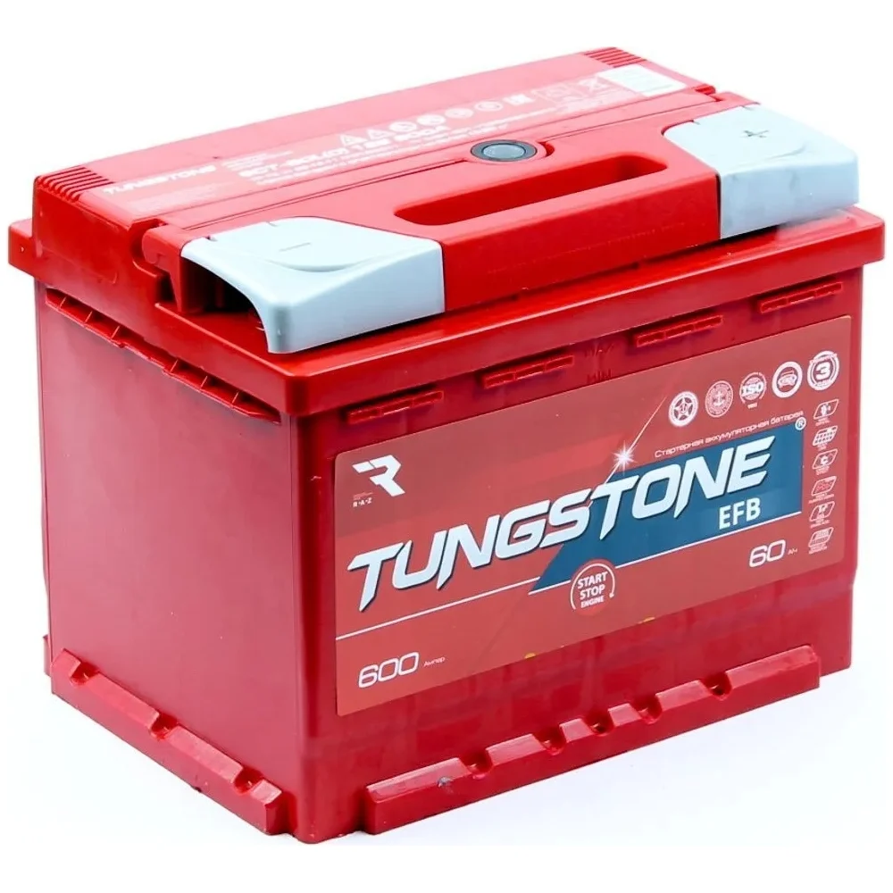 Автомобильный аккумулятор Tungstone Efb 60L(0)-L2АК-АК-0