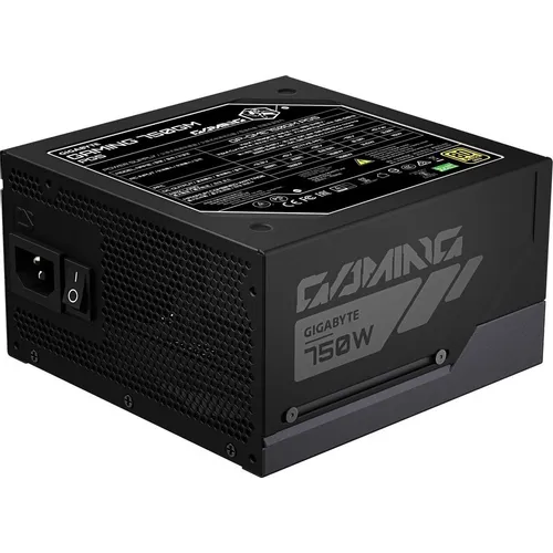 Блок питания Gigabyte GP-GME750GM PG5, 750Вт, 80 PLUS GOLD, 135мм, черный, retail
