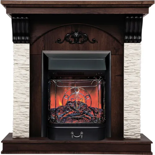 Электрокамин REALFLAME Corfino Nt/Majestic BL античный дуб