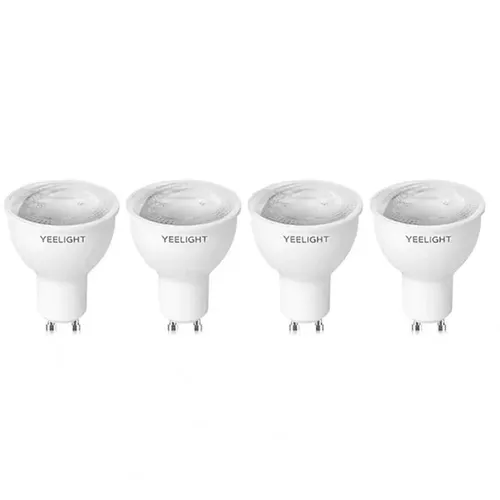 Умная лампа YEELIGHT W1 GU10 белая 4.5Вт 350lm Wi-Fi (4шт) [ygyc0120005wteu]