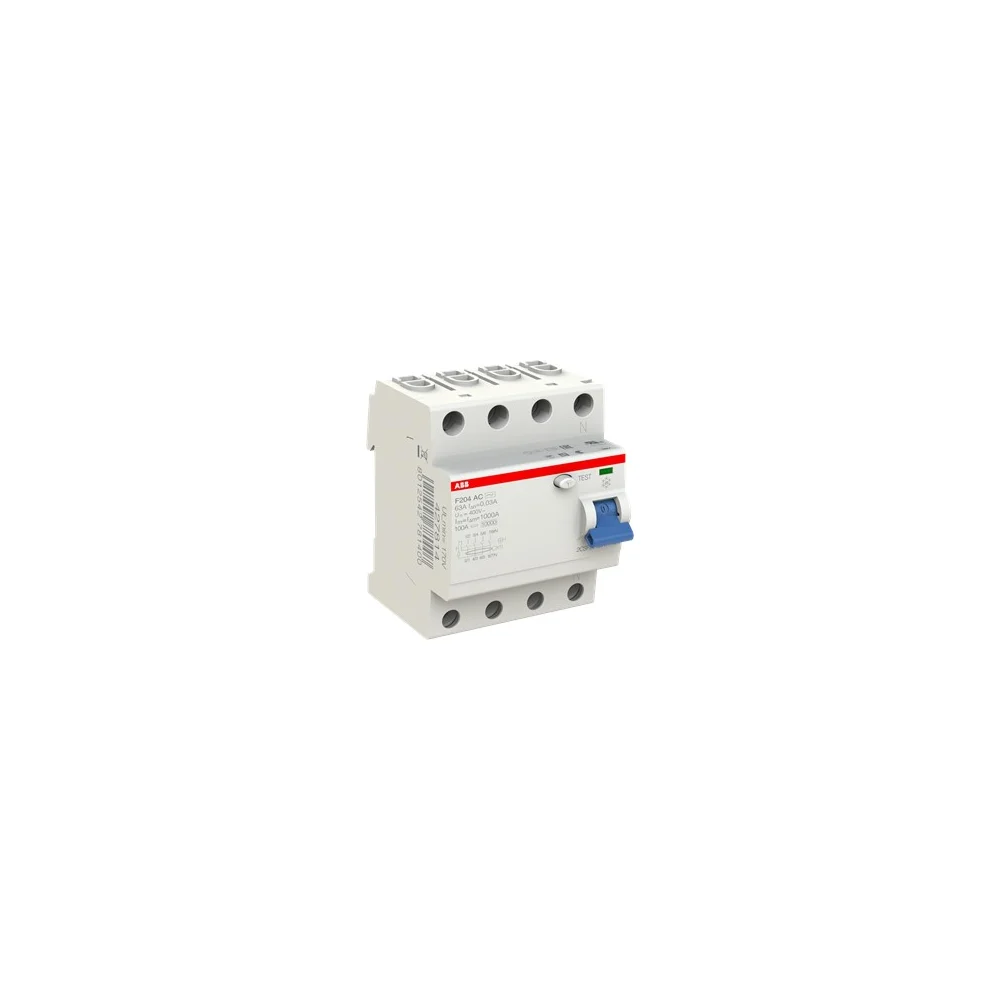 Узо ABB F204 4п, 63 A, 30 mA, AC 2CSF204001R1630