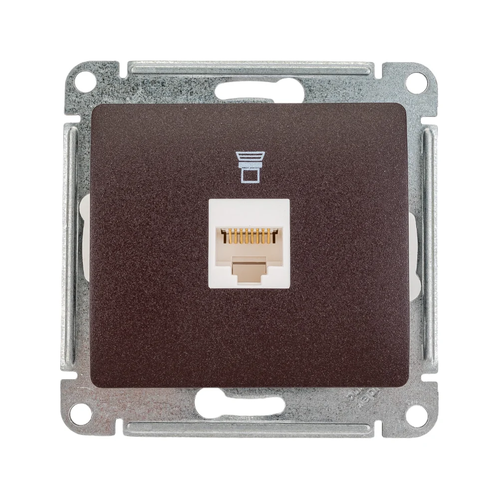 Одноместный механизм компьютерной розетки Systeme Electric GLOSSA GSL000881K