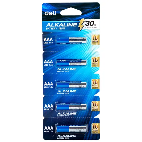 AAA Батарейка Deli E18511 5 шт./кор.