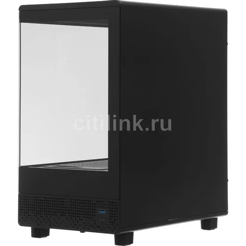 Корпус mATX Accord ACC-ZM3B, Mini-Tower, без БП, черный