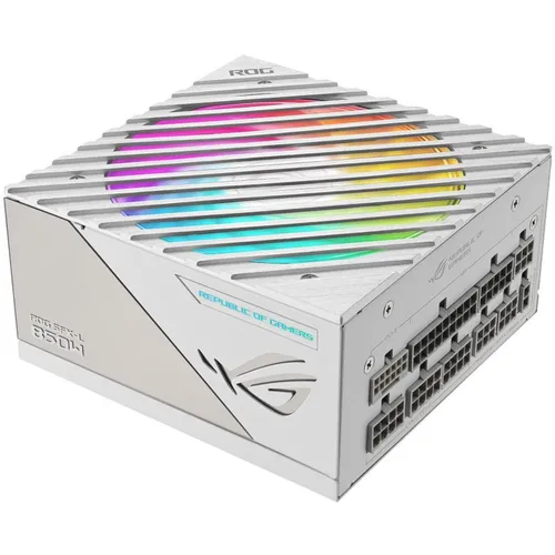 Блок питания ASUS Rog Loki 850P, 850Вт, 80 PLUS PLATINUM, 120мм, белый, retail [90ye00n2-b0na00]