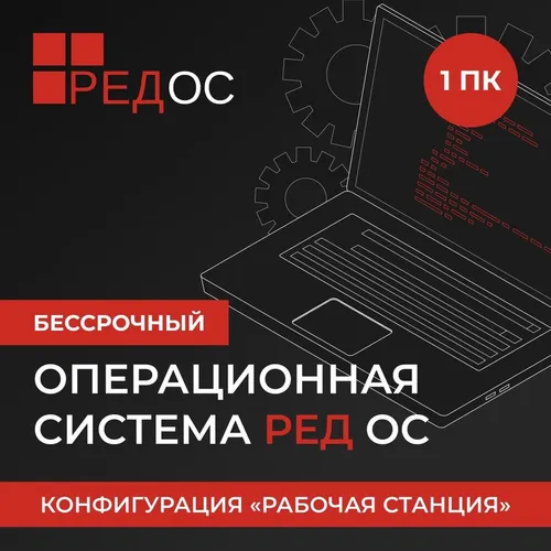 Ключ активации РЕД СОФТ РЕД ОС "Рабочая станция", стандартная, Rus, Ключ активации [redos-dsp-std-up0-esd-0825]