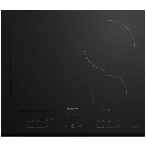 Индукционная варочная поверхность HOTPOINT HS 1560B BF, конфорок: 4 шт., стеклокерамика, независимая, черный
