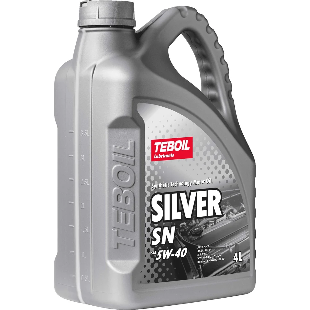 Моторное масло TEBOIL Silver SN, 5w-40, 4 л 3453924