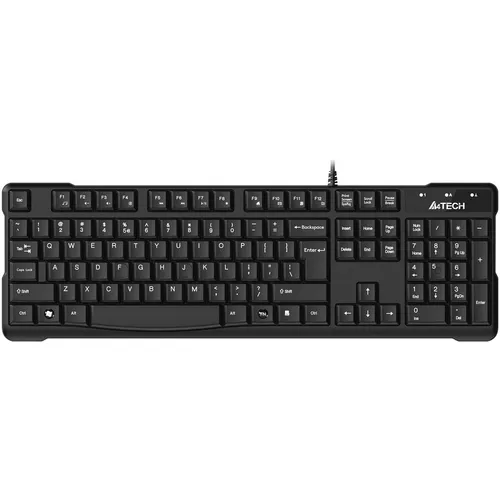 Клавиатура A4TECH KR-750, проводная, USB, мембранная, черный [kr-750 black]