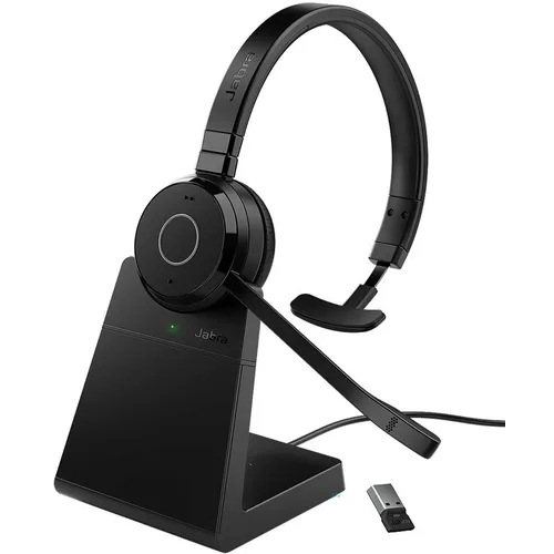 Гарнитура Jabra Evolve 65 TE, для компьютера/мобильных устройств, накладные, беспроводные/Bluetooth/USB, моно, черный [6693-833-399]