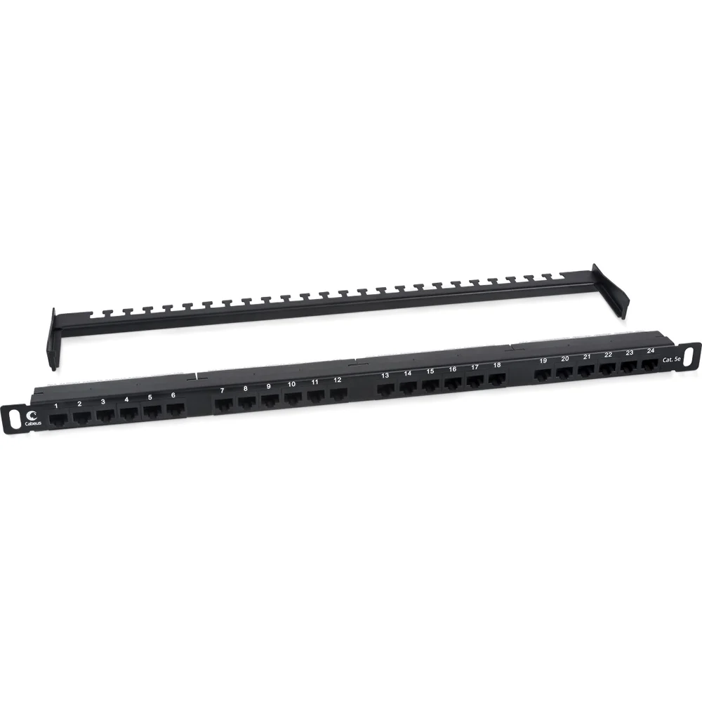 Патч-панель Cabeus PLHD-24-Cat.5e-Dual-180-0,5U
