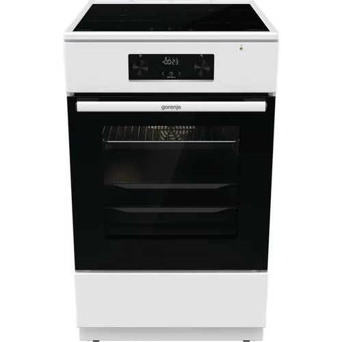 Электрическая плита Gorenje GEIT5C60WPG, стеклокерамика, электрическая, без крышки, белый