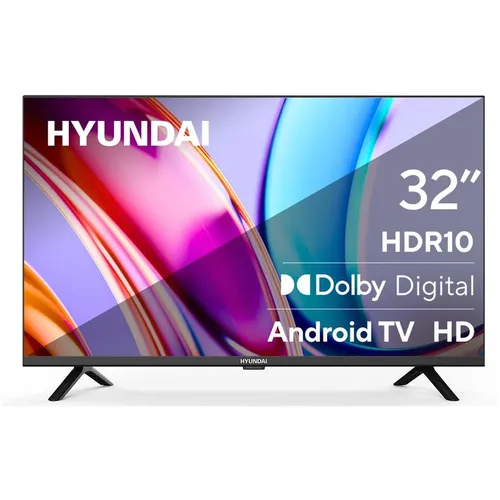 32" Телевизор Hyundai H-LED32BS5002 HD, СМАРТ ТВ, Android TV, черный