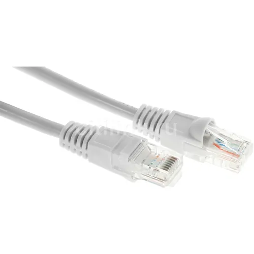 Патч-корд KINGPRICE KP-PC-c5e-0.5m-g литой (molded), UTP, кат.5E, 0.5м, 4 пары, 26AWG, алюминий омедненный, многожильный, серый