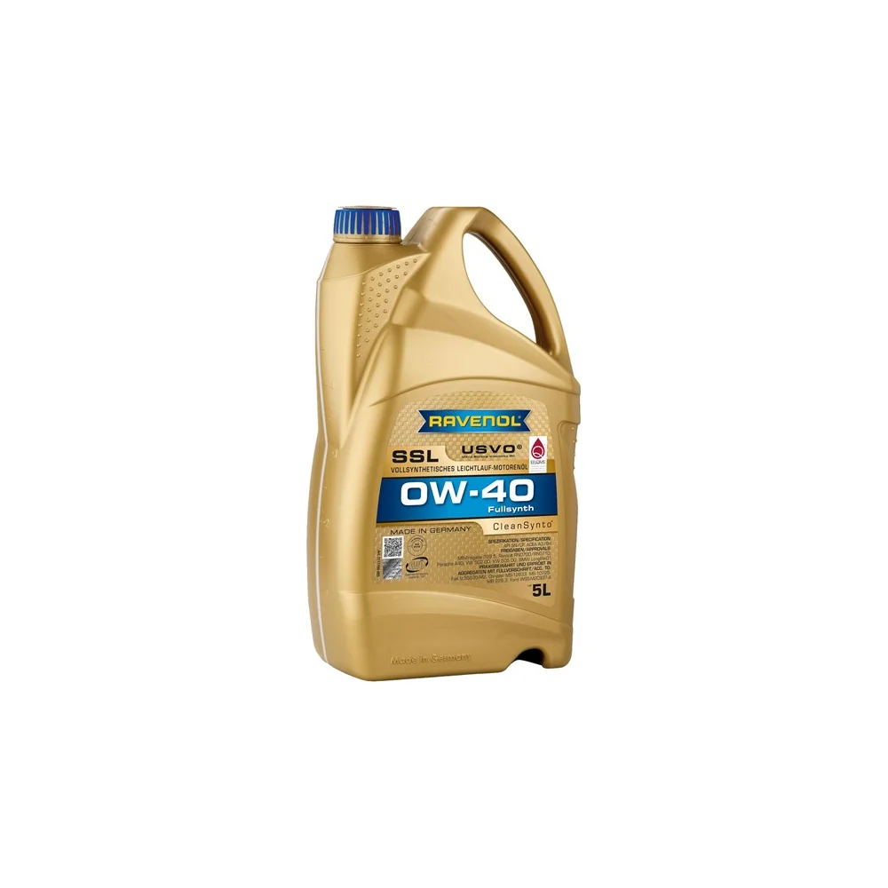 Моторное масло RAVENOL Super Synthetik Oel SSL SAE 0W-40 new 1111108-005-01-999