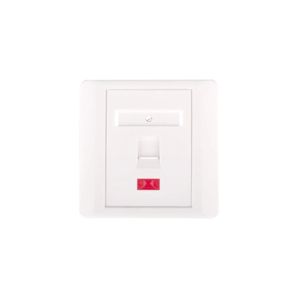 Настенная лицевая панель NETLAN EC-FP-1KJ-WT-10